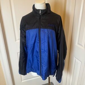 Marmot Men’s Blue Black Full Zip Up Jacket Size Medium Windbreaker